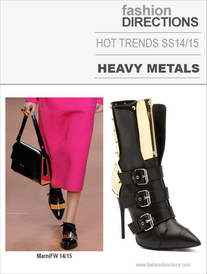 Hot trends heavy metals verão 2014 2015 Fashion Directions