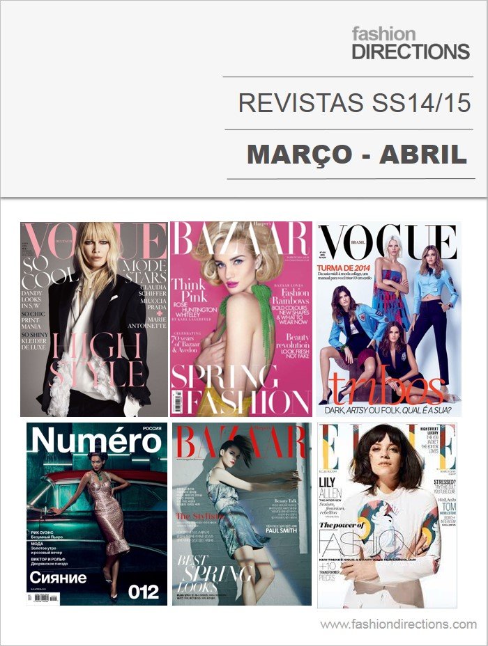 Destaques Revistas Março 2014 Fashion Directions