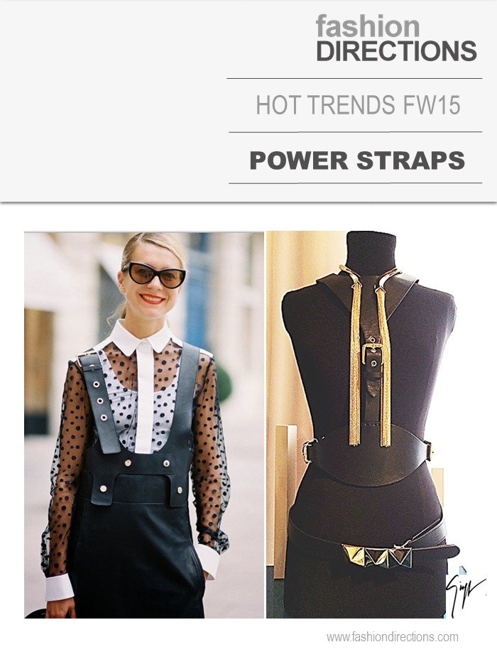 Hot trends Power Straps Tendências Inverno 2015 Fashion Directions