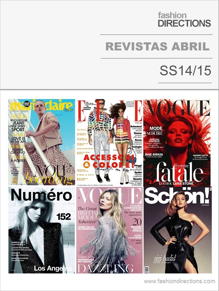 Revistas e editoriais Abril- Maio 2014 Fashion Directions (1)