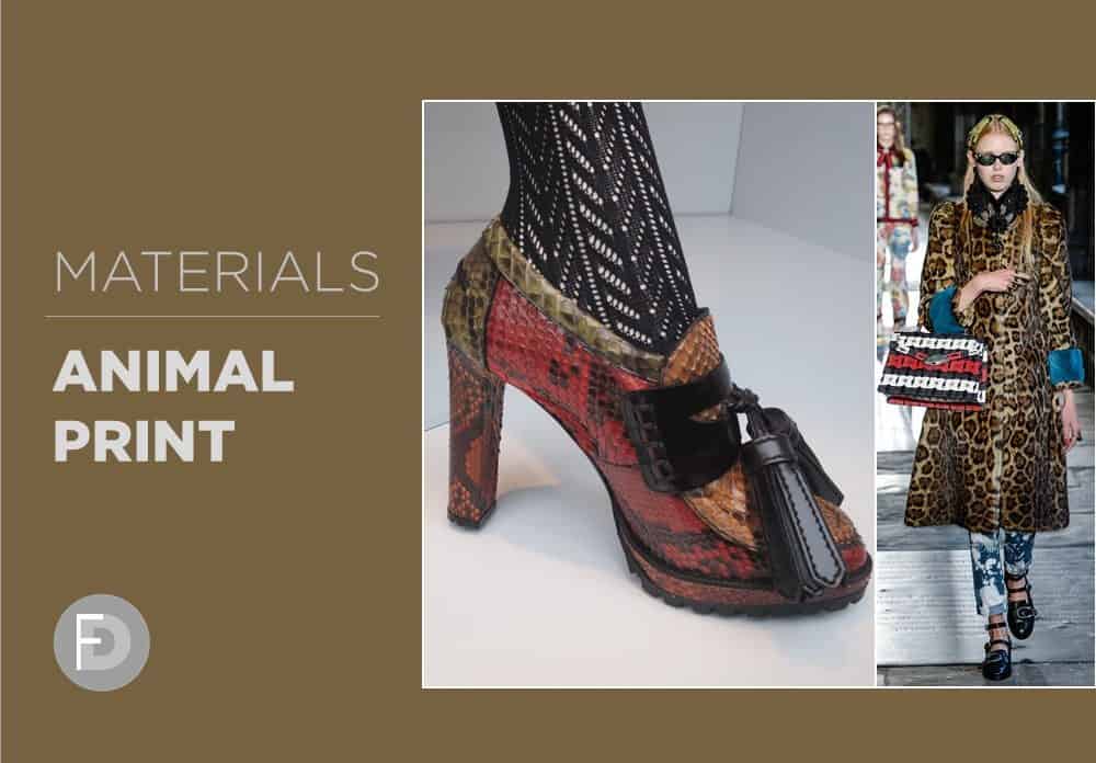 Materials FW16/17 Animal Print Fashion Directions