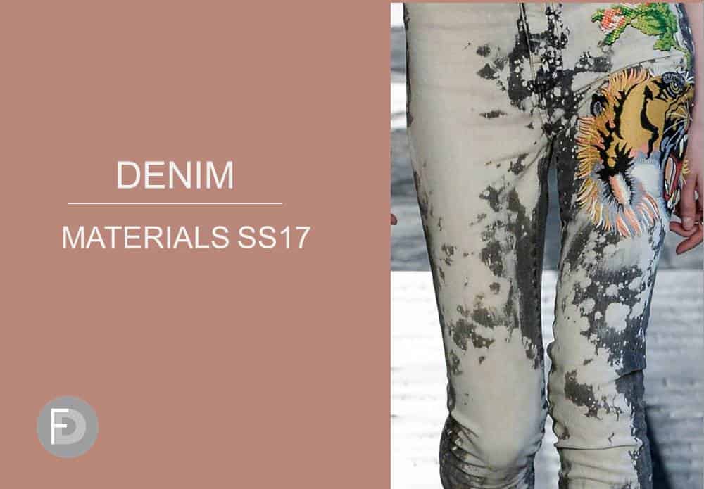 Denim Materials Hot Trends SS17 Fashion Directions