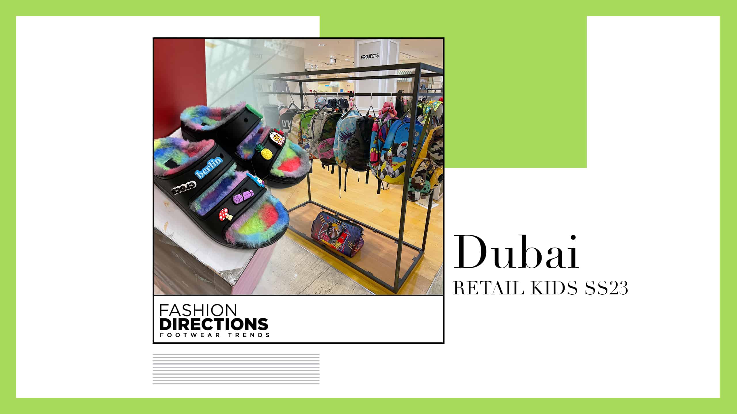 DUBAI RETAIL KIDS SS23 Fashion Directions