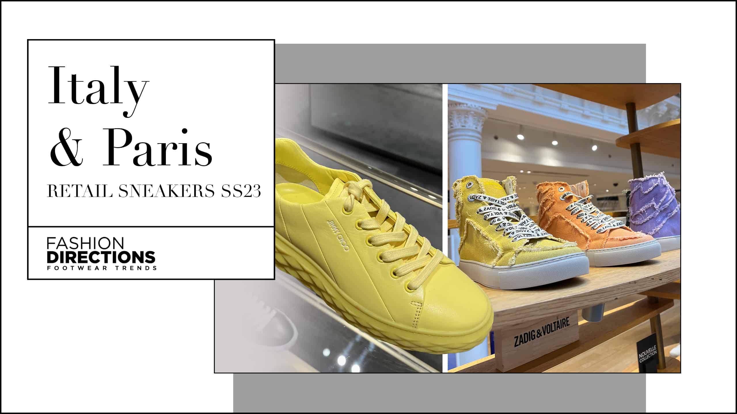 Italy Paris Retail Sneakers ss23