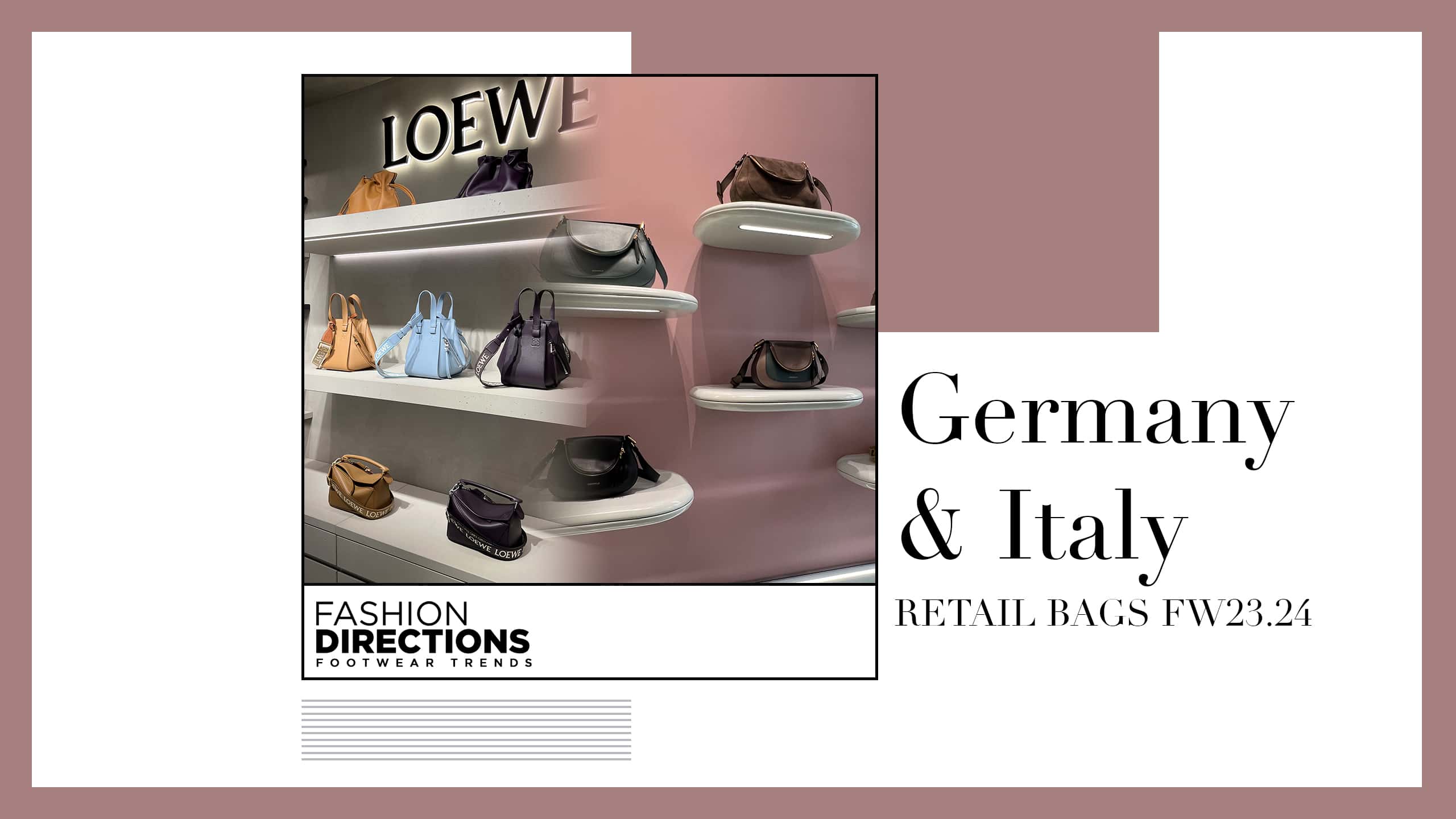 Germany Italy Retail Bags fw23.24