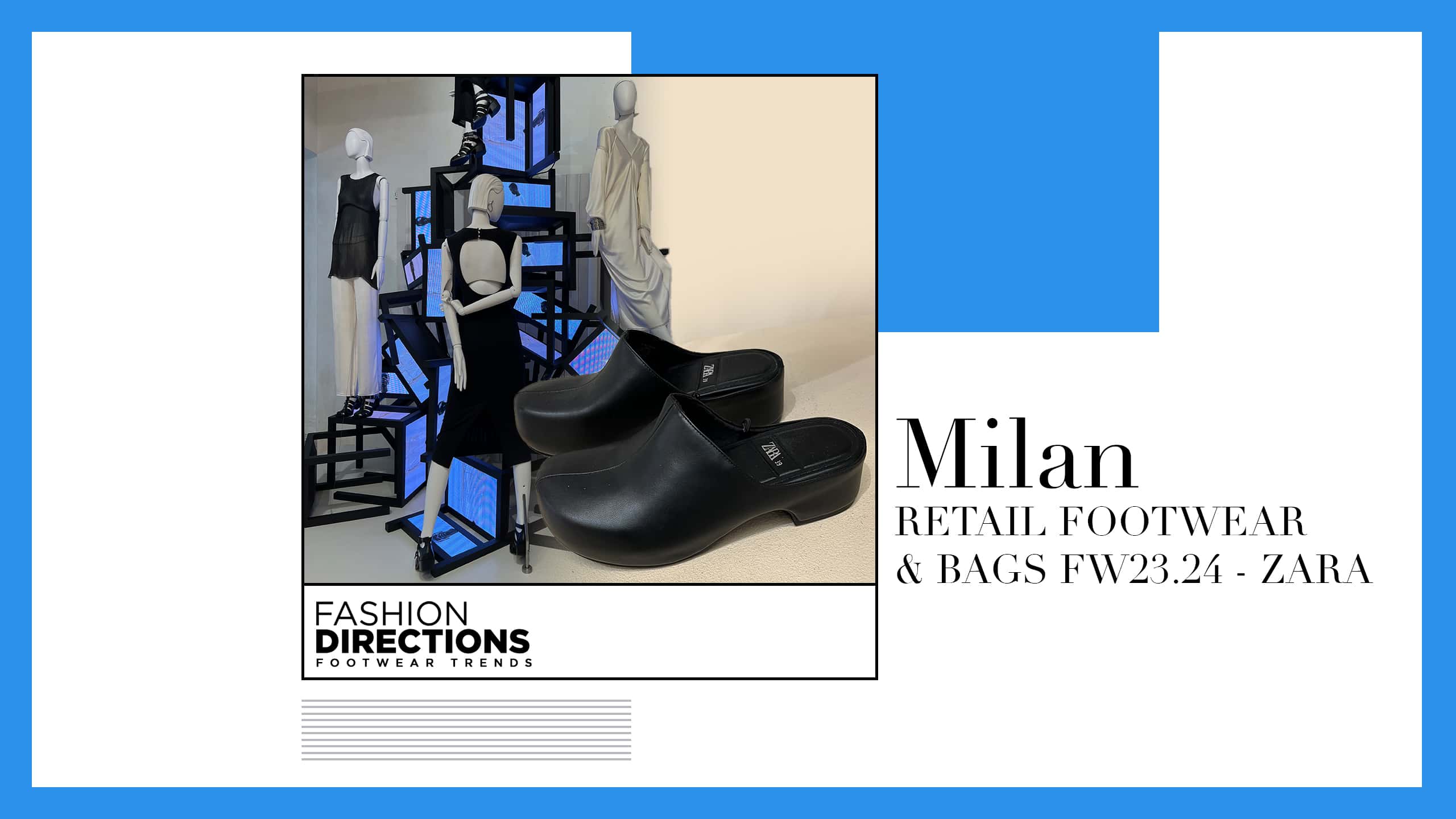 Milan Retail Footwear Bags fw23.24 Zara