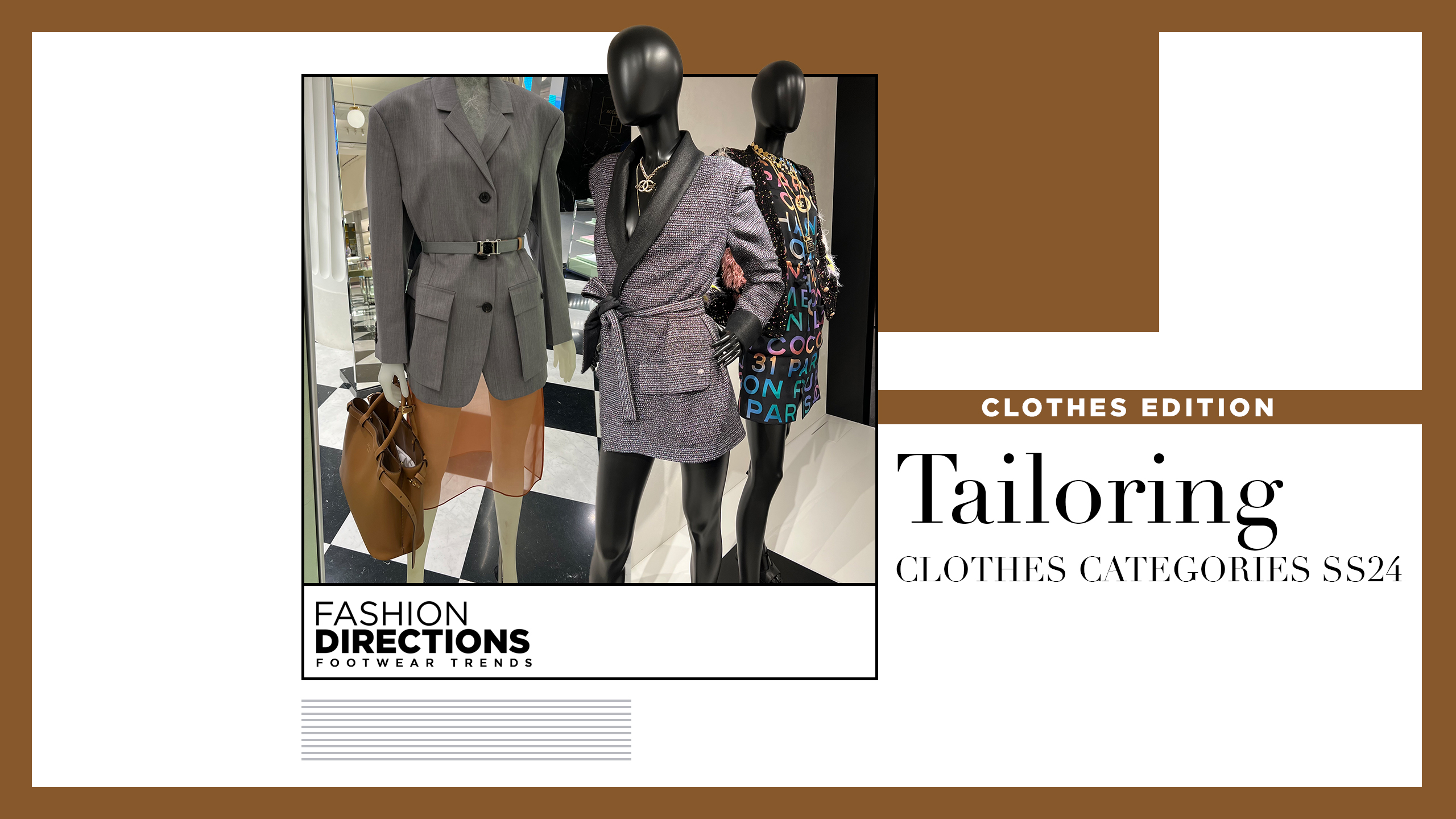 TAILORING CLOTHES CATEGORIES SS24